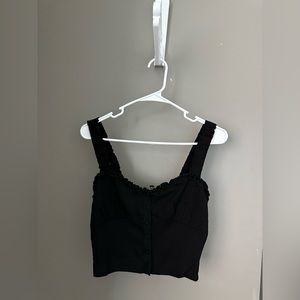 Forever 21 crop top black| brand new with tag